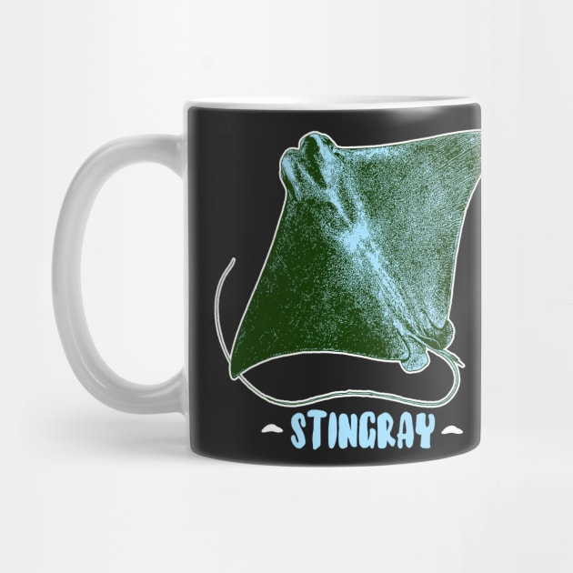 Stingray | Oceanography Sea Animal Marine Life by encycloart